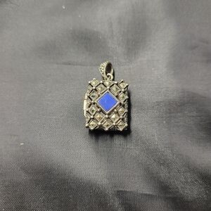 Lapis and Silver pendant